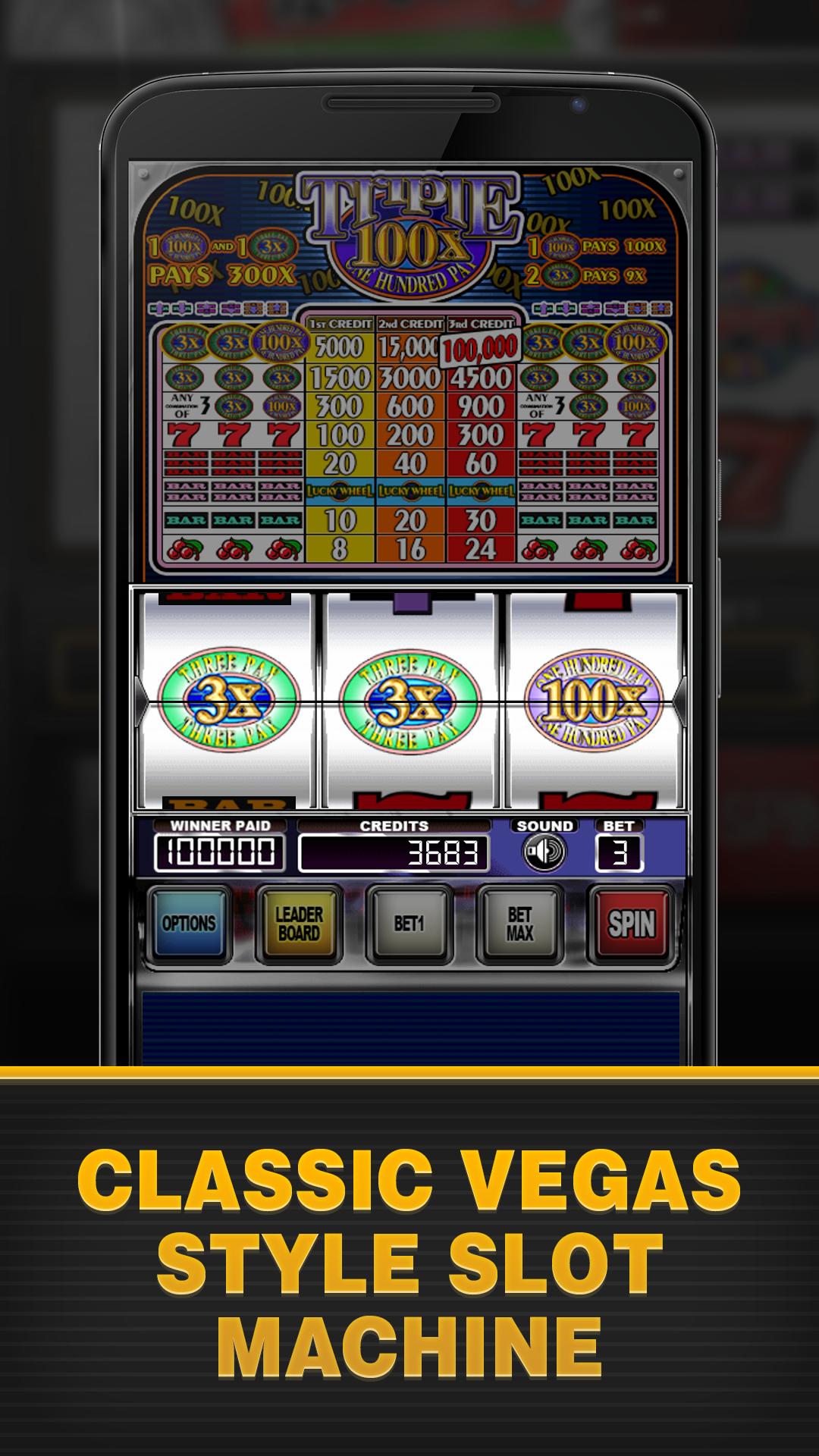 Triple 100x Pay Slot Machine 3.853 Screenshot 1