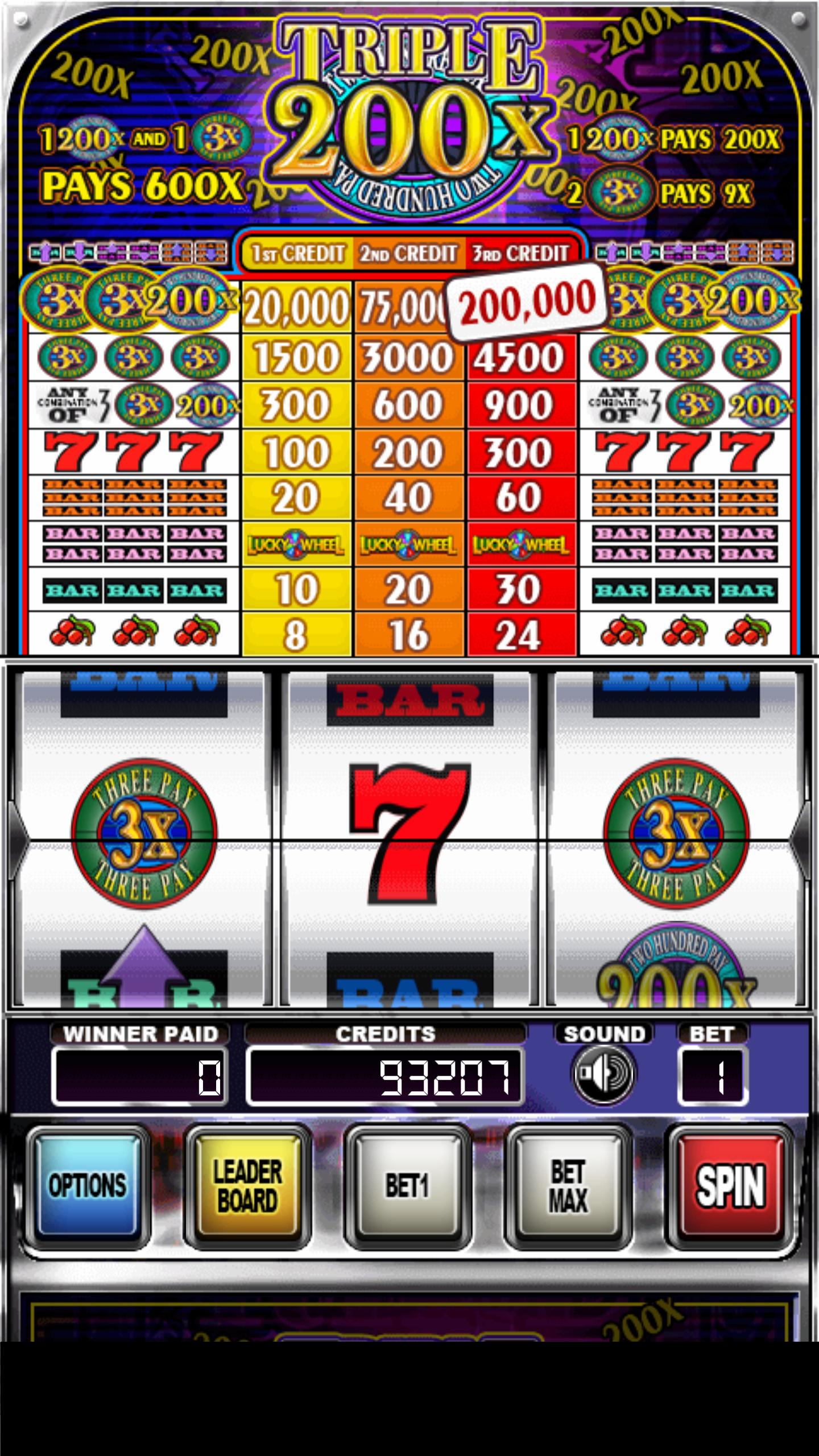 Triple 200x Pay Slot Machines 2.853 Screenshot 2