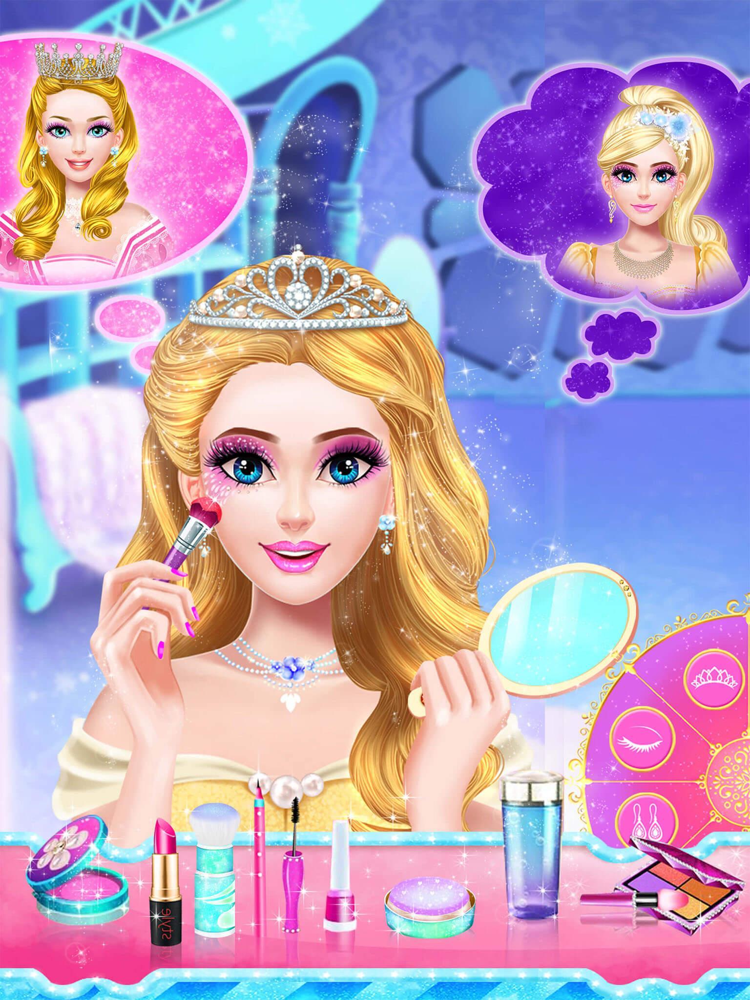 Игры макияж принцессы Барби