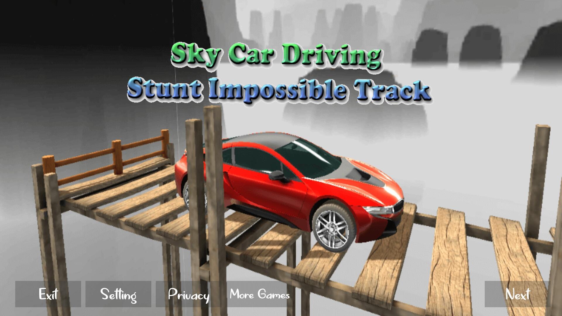 Sky Car Driving Stunt Impossible Track 1.10 Screenshot 1