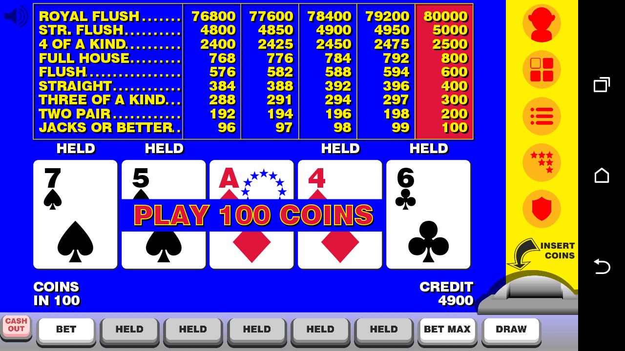 Video Poker with Double Up 12.094 Screenshot 1