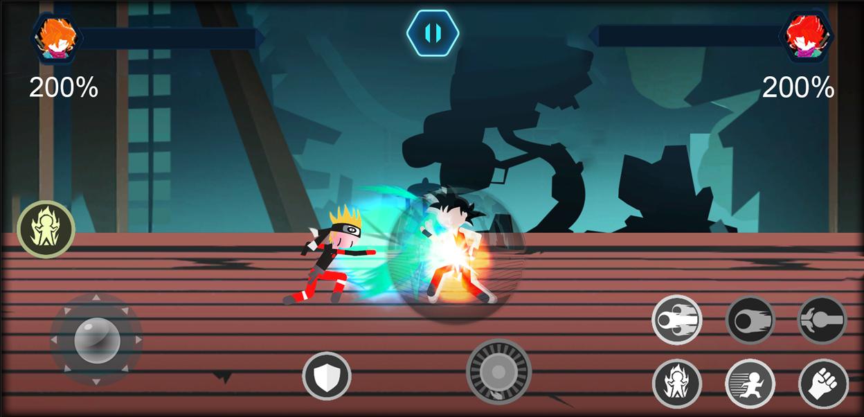 Stickman battle Shadow warriors Dragon Legend 2 Screenshot 1