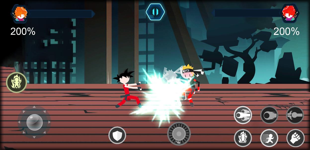 Stickman battle Shadow warriors Dragon Legend 2 Screenshot 2