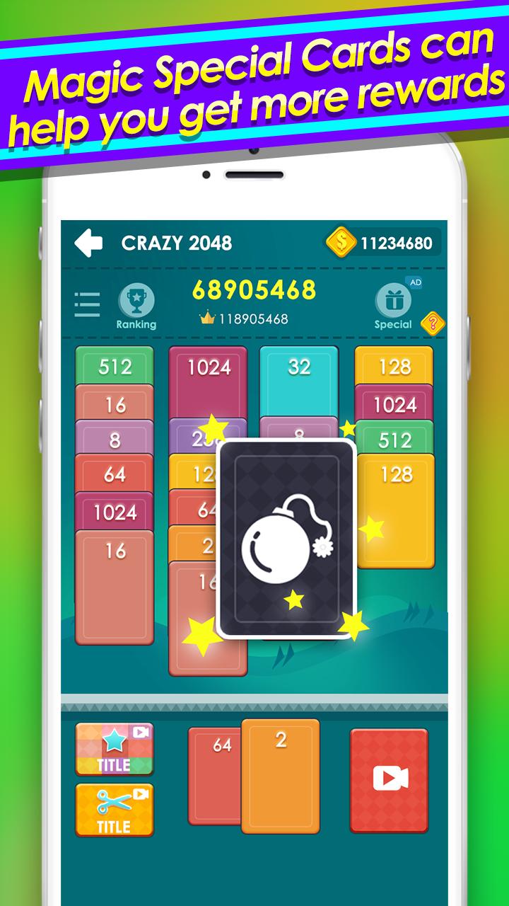 2048 Cards Merge Solitaire, 2048 Solitaire 1.0.2 Screenshot 3