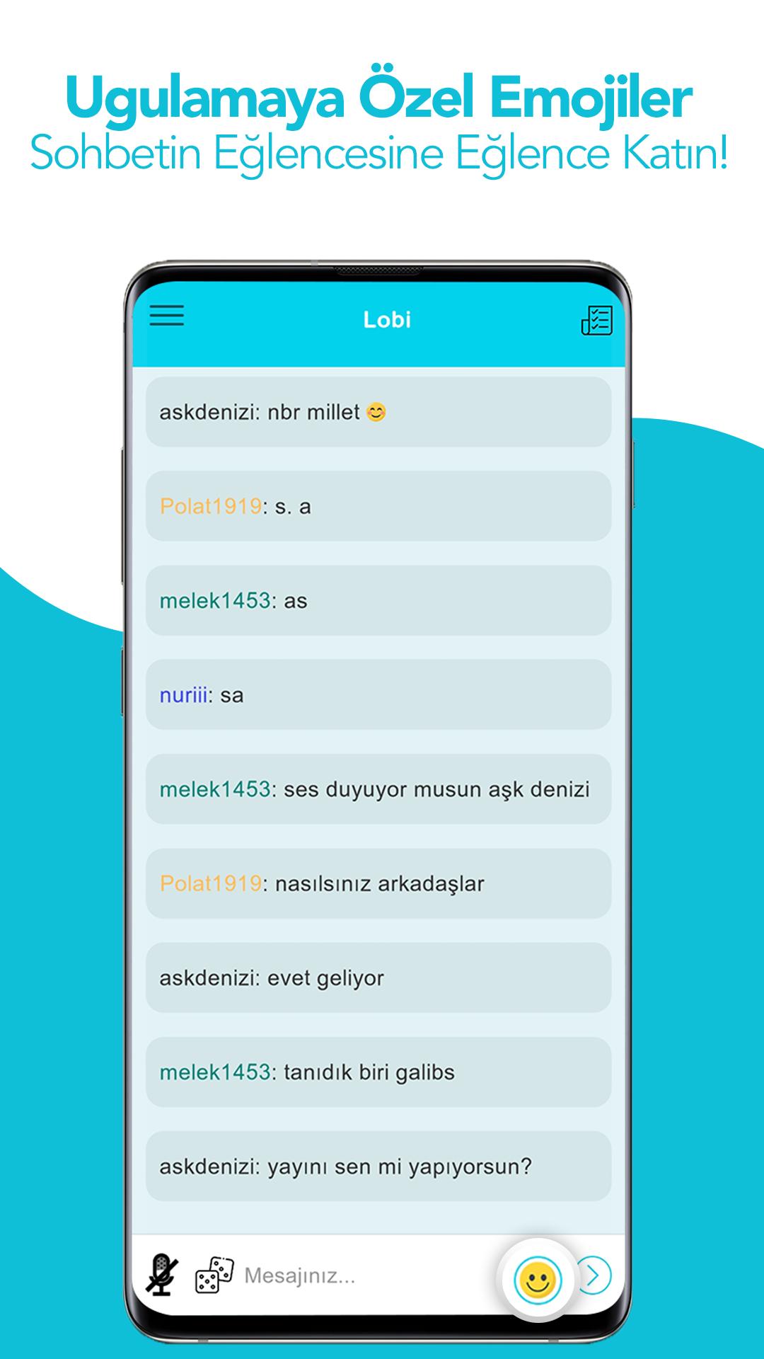 Bozbu Chat Sesli Mobil Sohbet Odaları 1.8.2 Screenshot 5