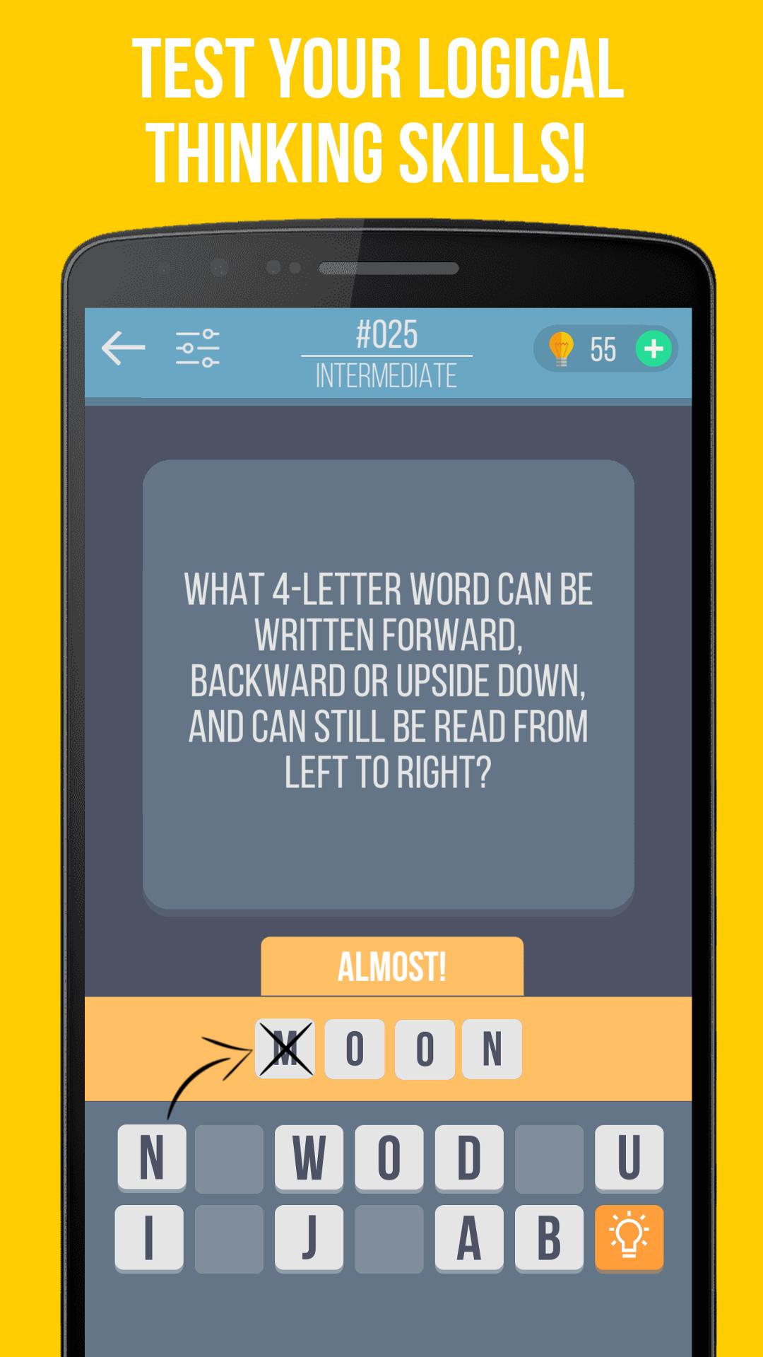 101 Riddles - Tricky brain teasers with answers 1.3 Screenshot 3