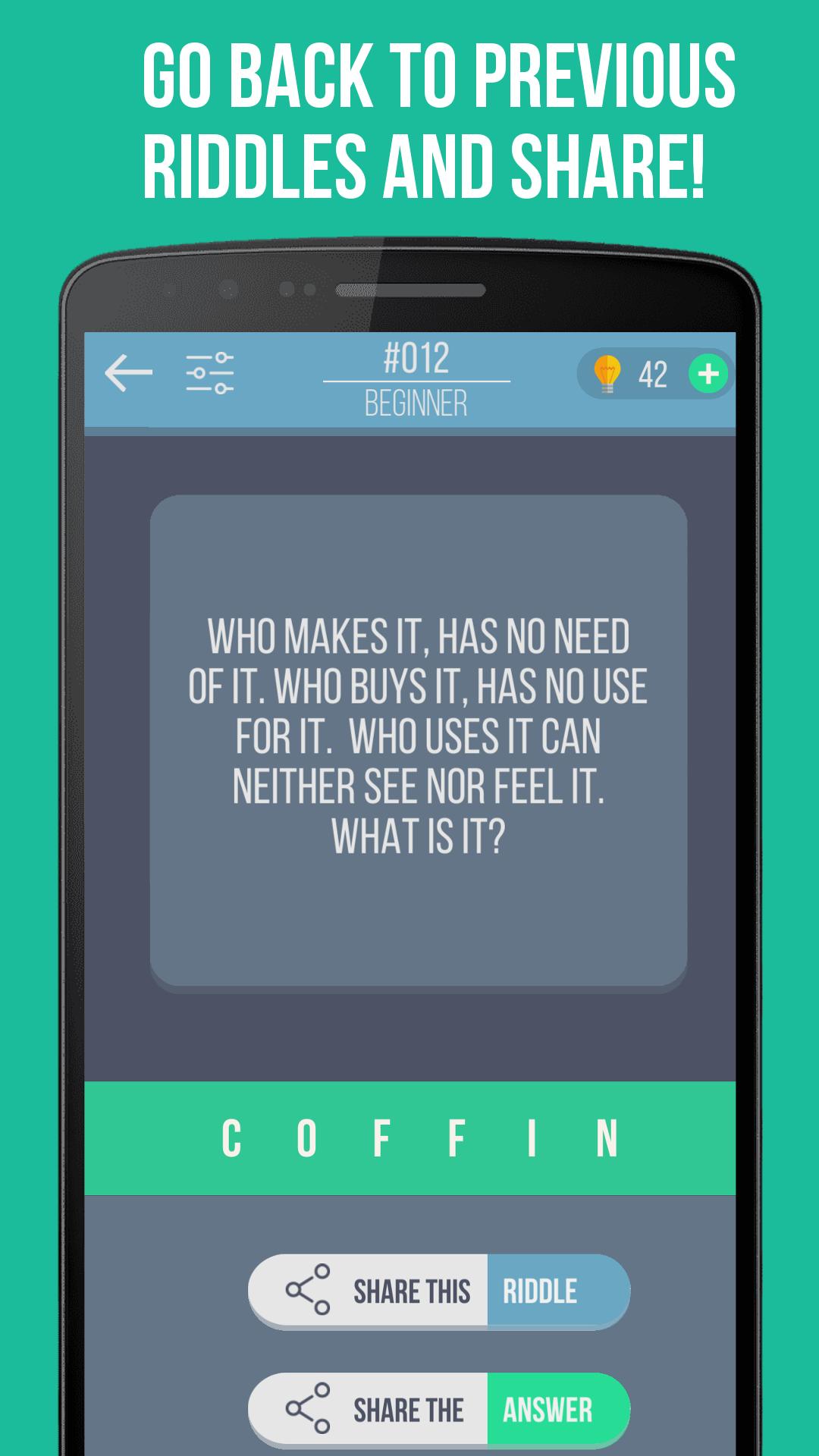 101 Riddles - Tricky brain teasers with answers 1.3 Screenshot 7