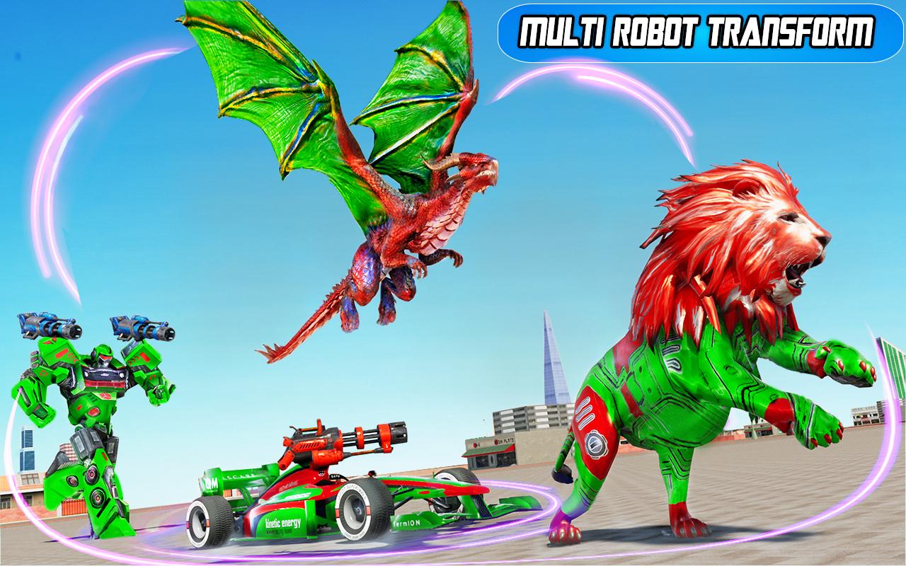 Dragon Robot Car Game – Robot transforming games 1.3.6 Screenshot 1