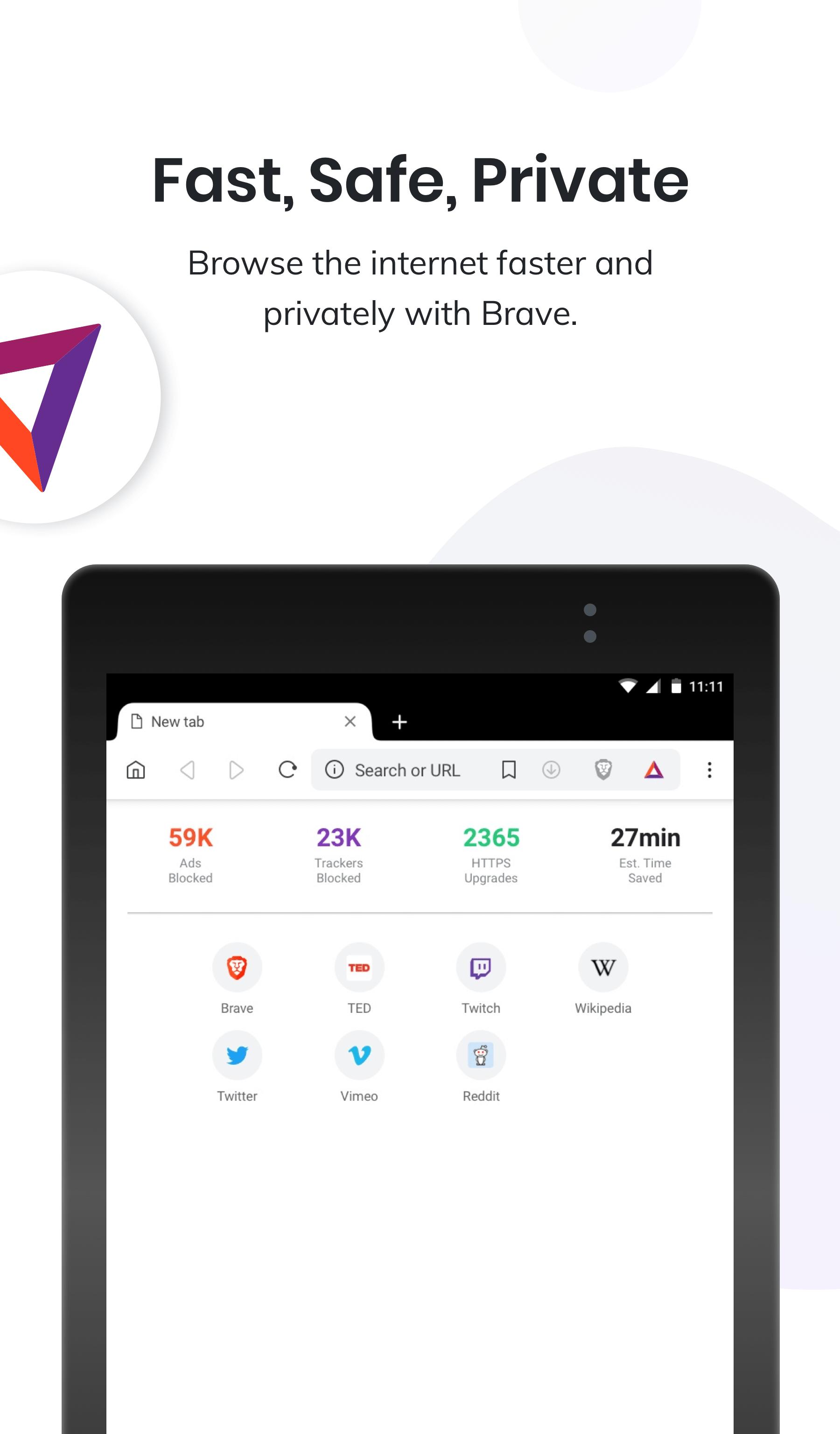 Brave Private Browser: Fast, safe web browser 1.16.76 Screenshot 11