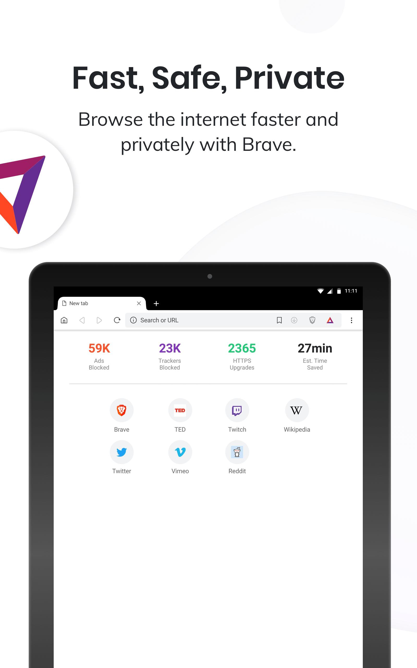 Brave Private Browser: Fast, safe web browser 1.16.76 Screenshot 6