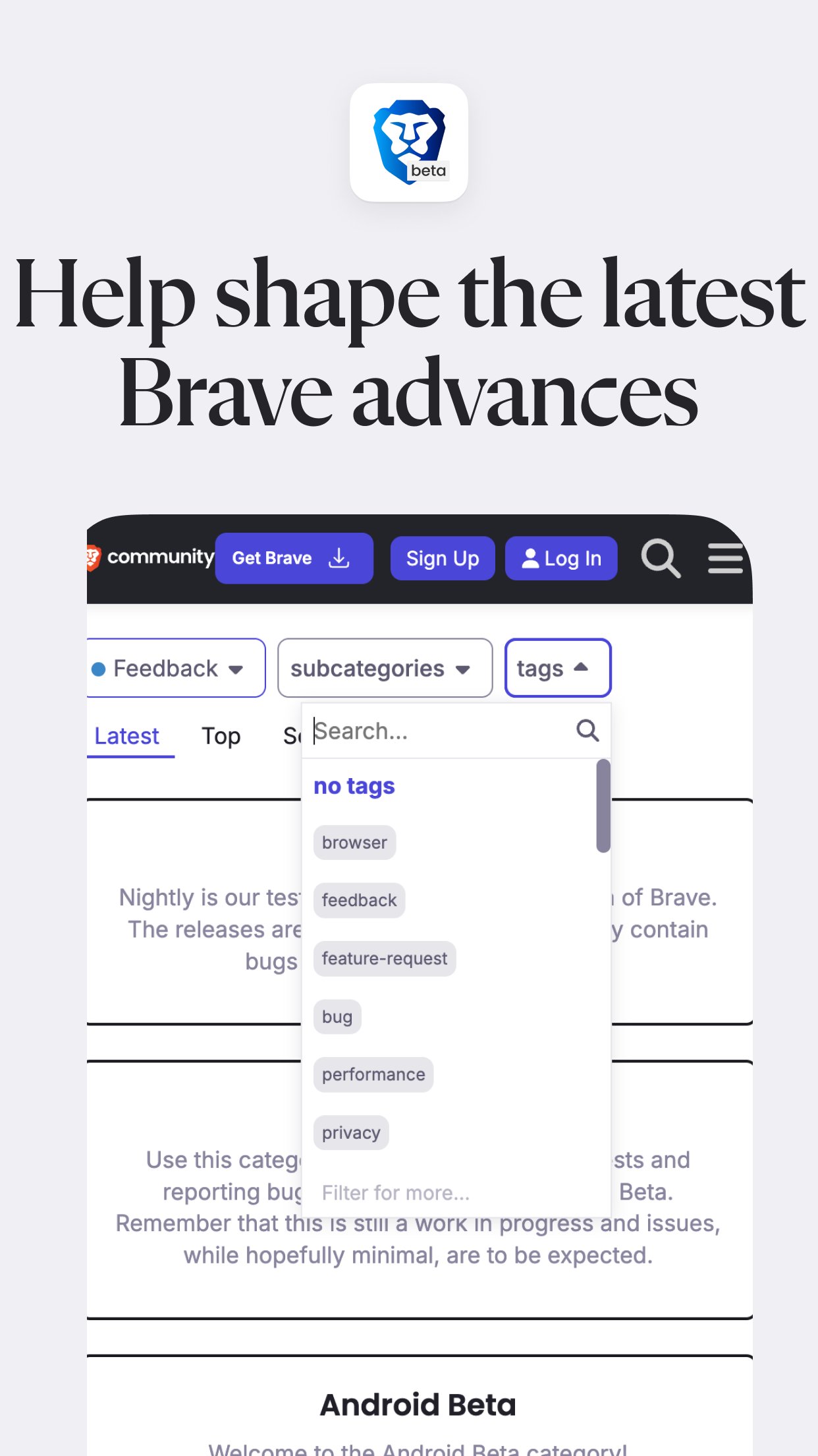 Brave Beta 1.94.104 Screenshot 5