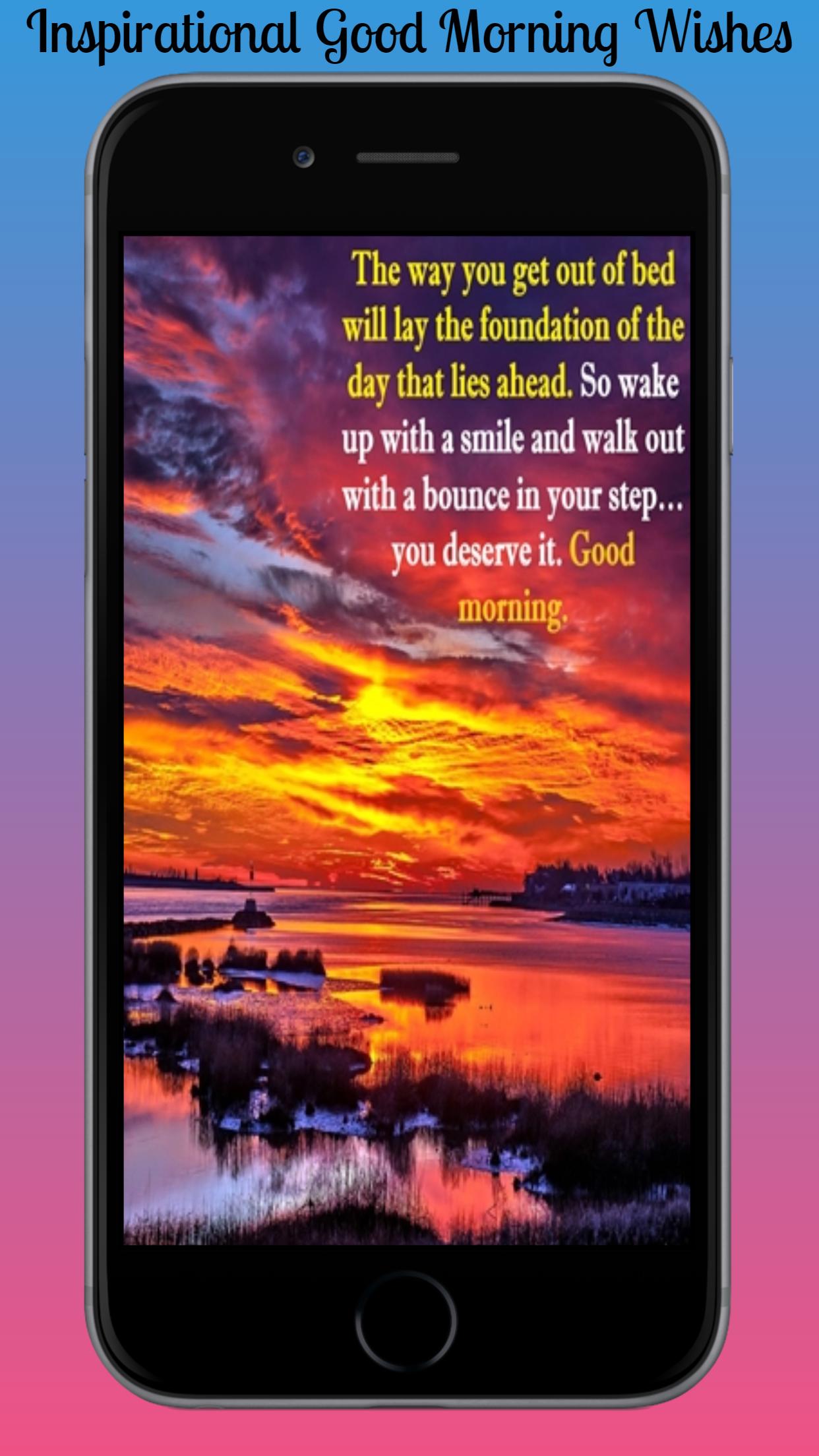 Inspirational Good Morning Messages,Wishes&Quotes 2.0 Screenshot 1