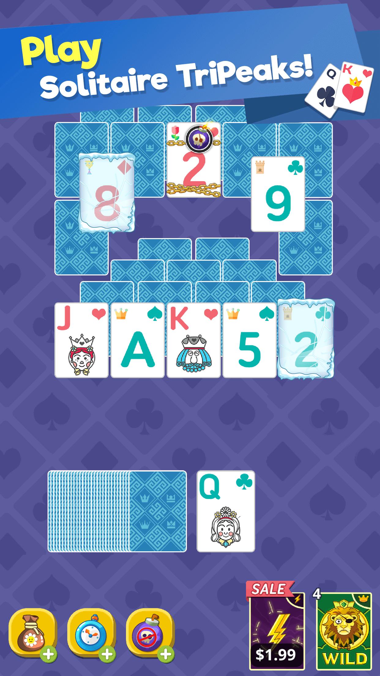 Theme Solitaire Tripeaks Tri Tower: Free card game 1.3.4 Screenshot 11
