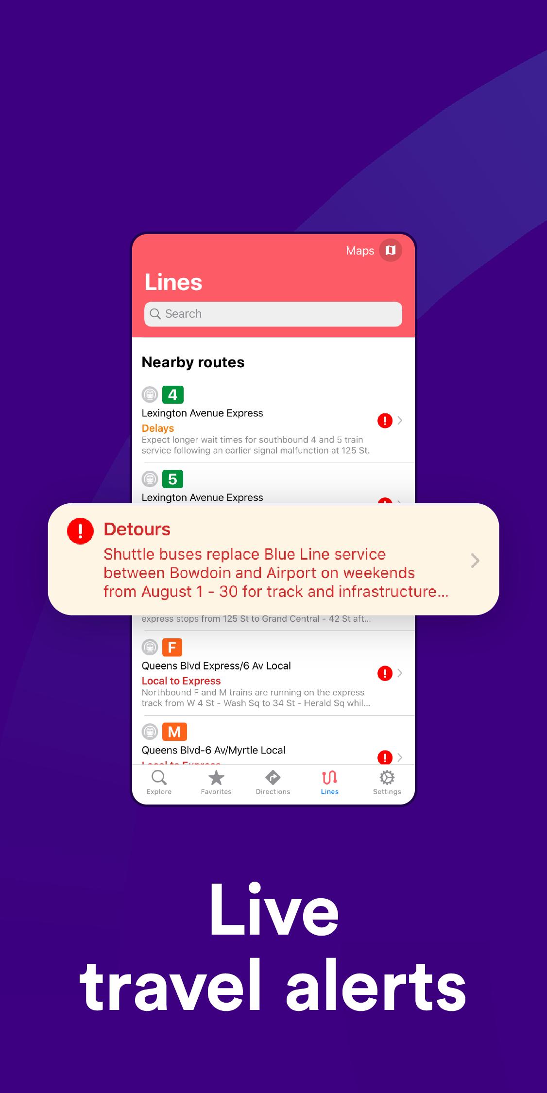 Whiz • Live Transit Times for Subway & Bus 2020.11.9 Screenshot 6