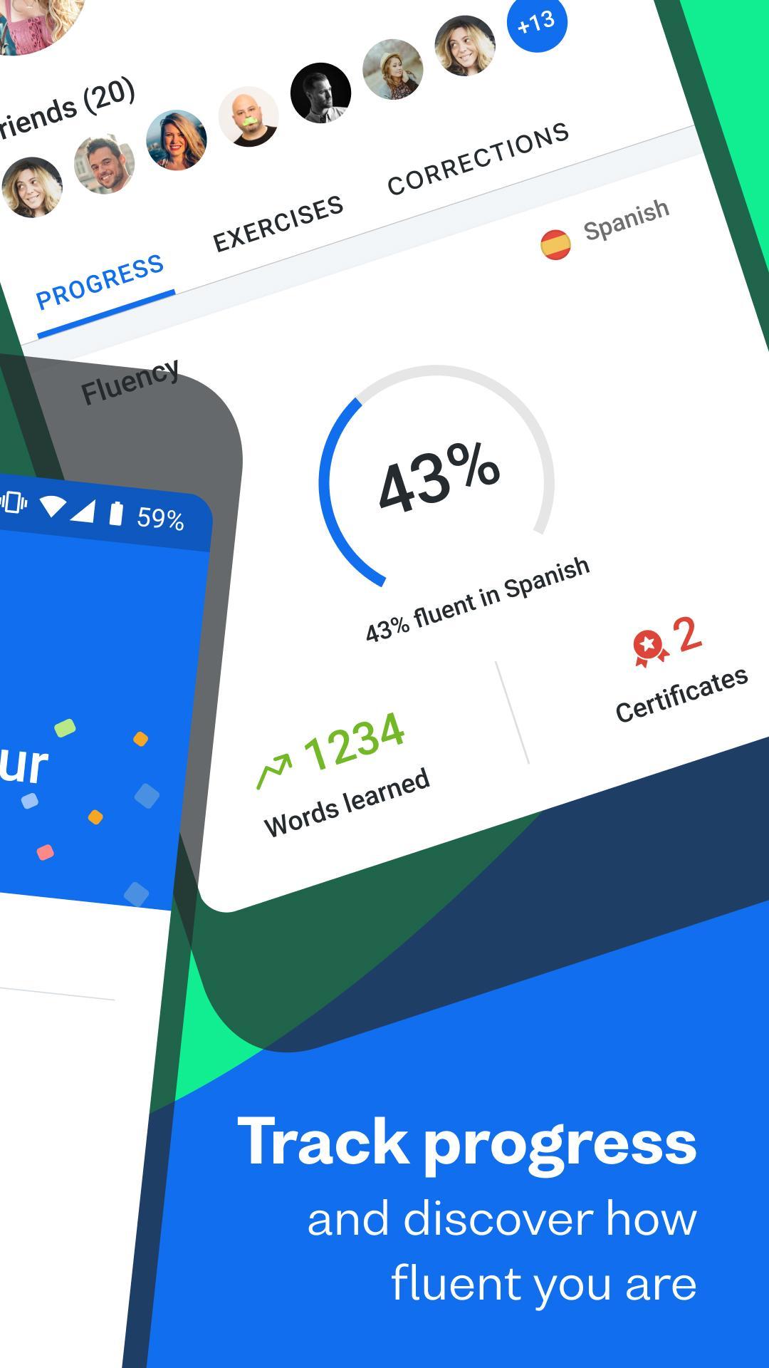 Busuu Learn Spanish Vocabulary & Grammar 21.6.0.362 Screenshot 6