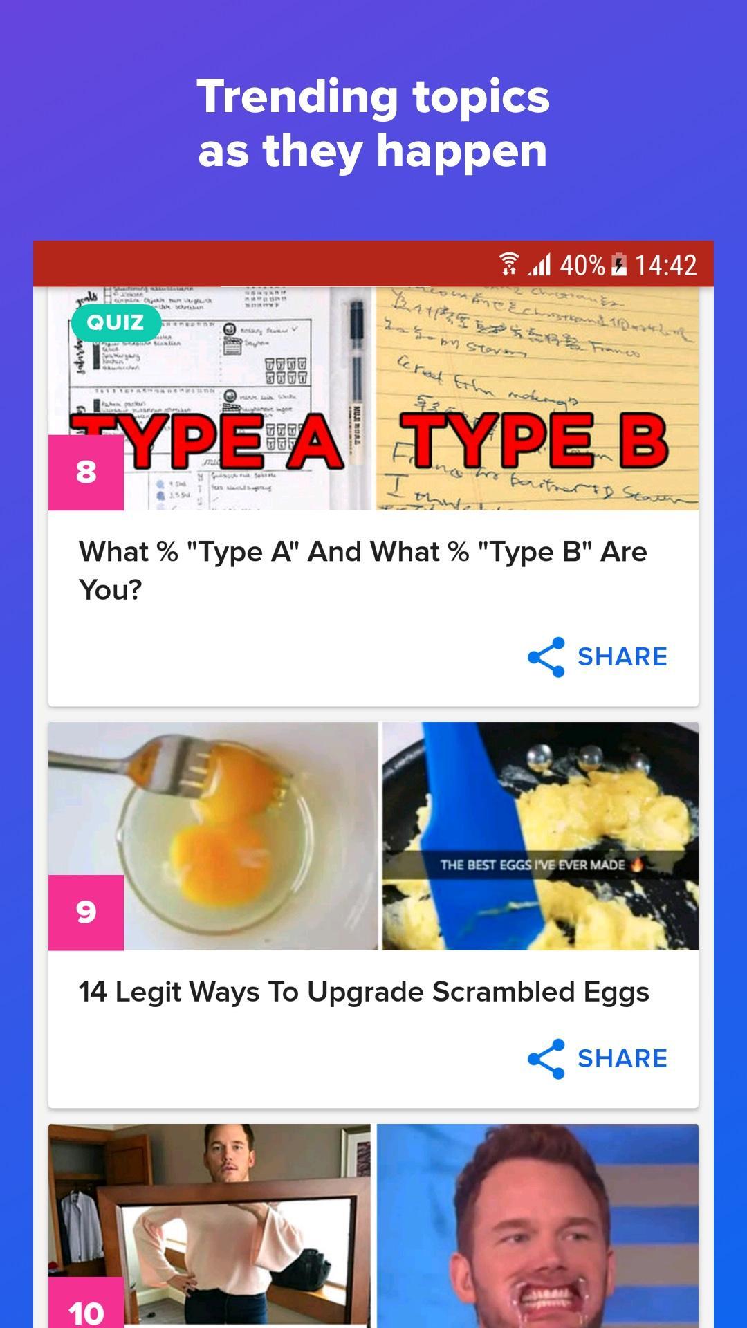BuzzFeed News, Tasty, Quizzes 5.58 Screenshot 4