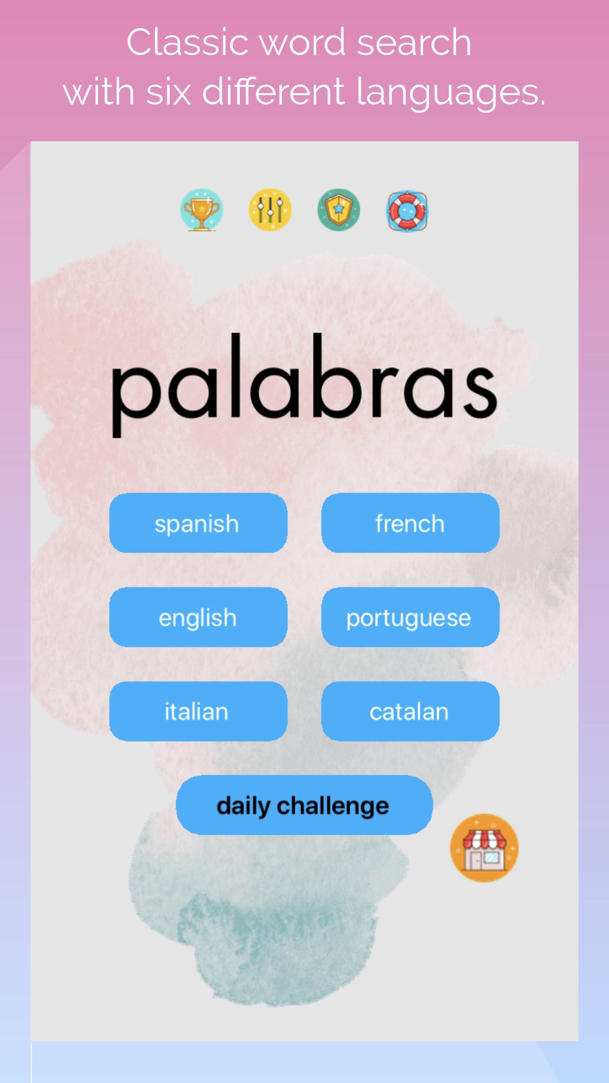 buscando palabras: word-search / sopas de letras 2.12.01 Screenshot 1