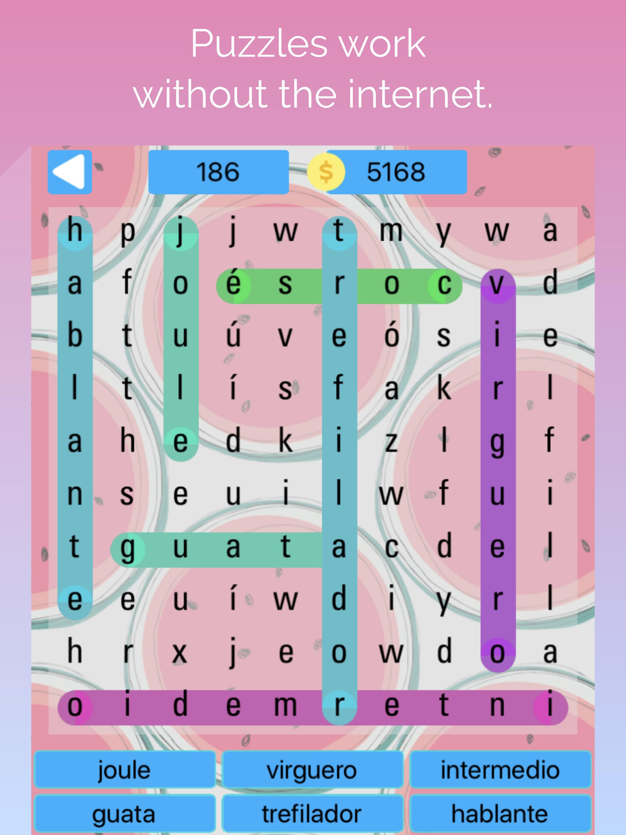 buscando palabras: word-search / sopas de letras 2.12.01 Screenshot 10