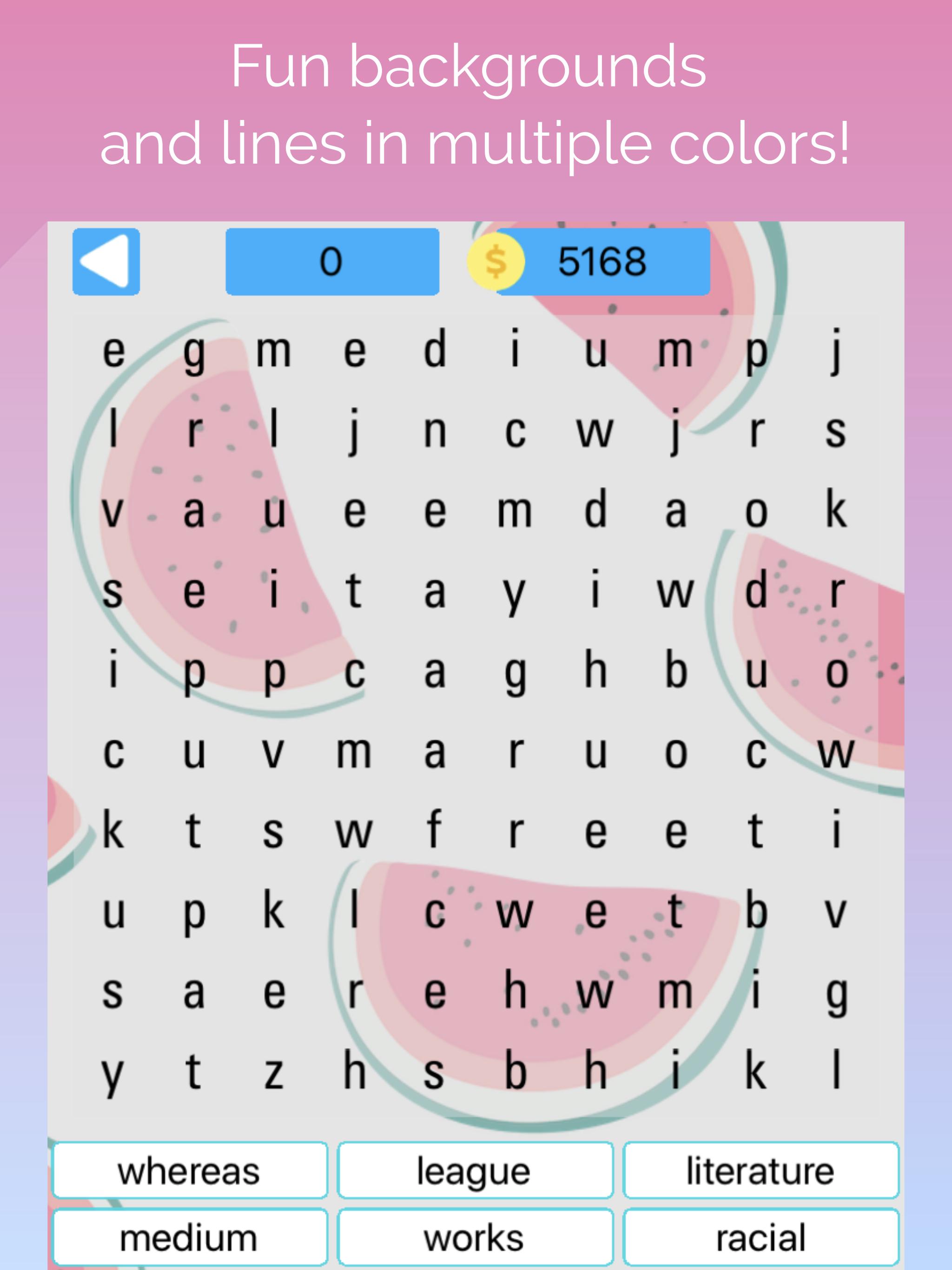 buscando palabras: word-search / sopas de letras 2.12.01 Screenshot 13