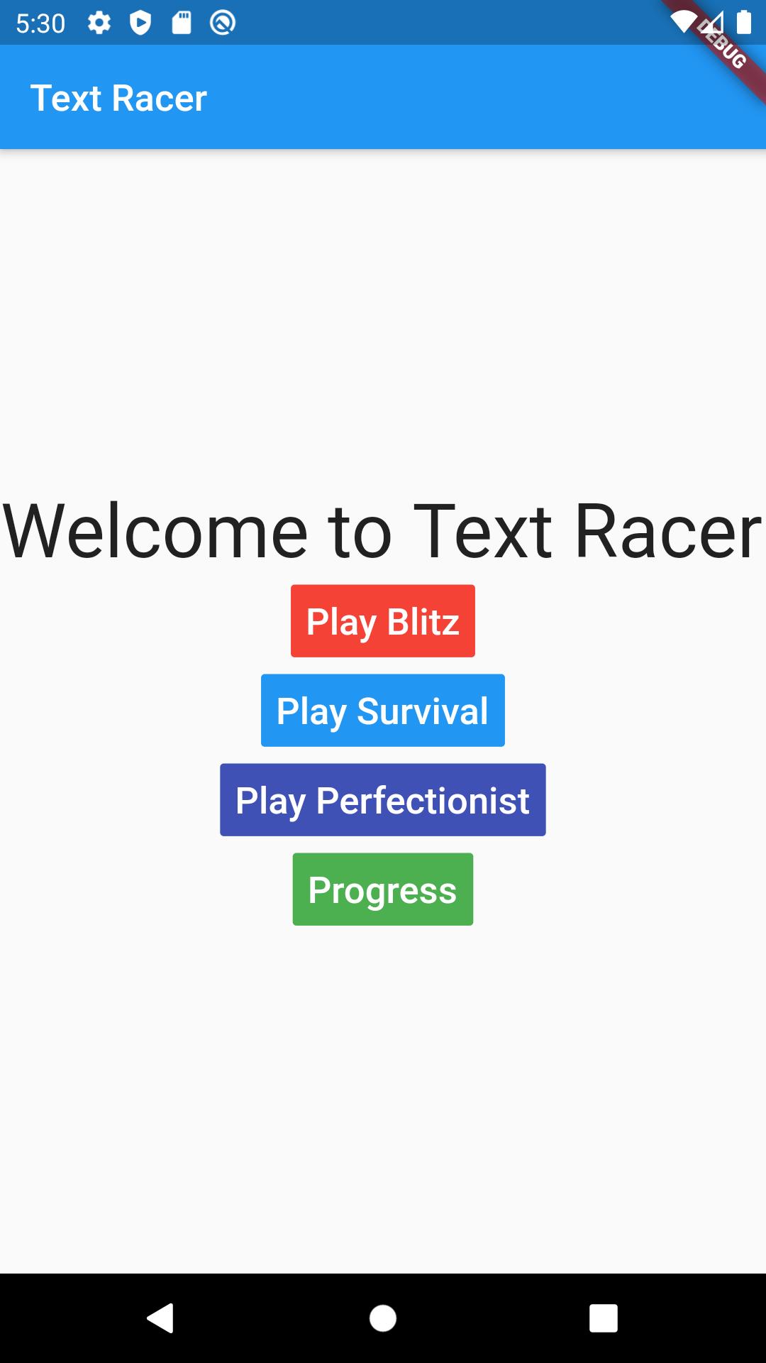 Text Racer 1.0.2 Screenshot 1