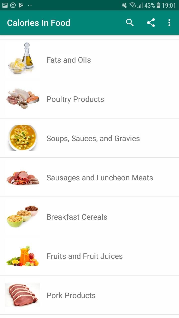 Food Calculator: Calories, Protein, Carbs, Fat 1.2.4 Screenshot 3