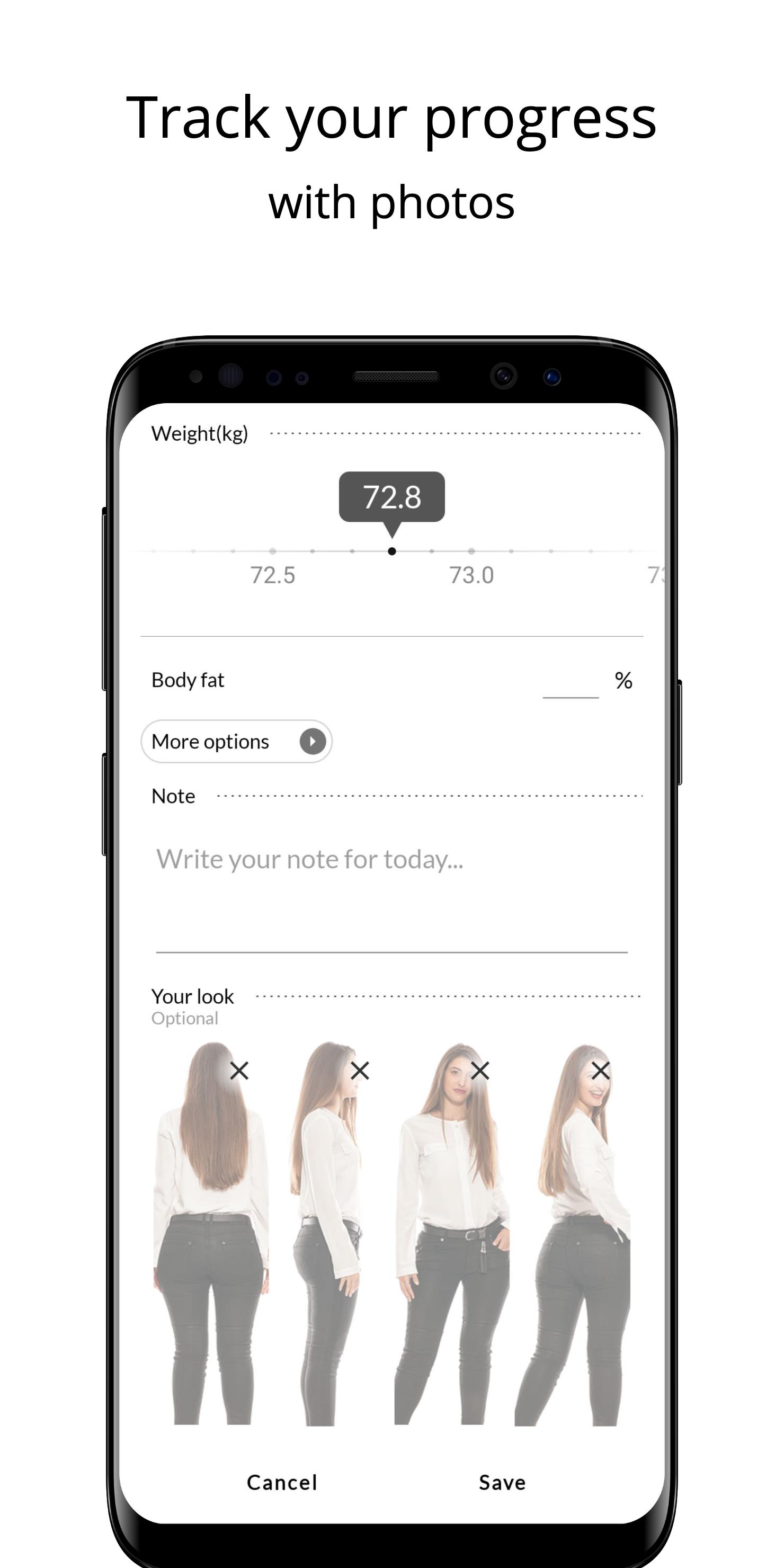 BMI Calculator & Weight Tracker 1.4.2 Screenshot 3