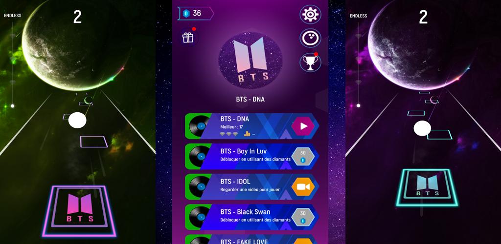 Tiles Hop: BTS vs BlackPink - Kpop 1 Screenshot 1