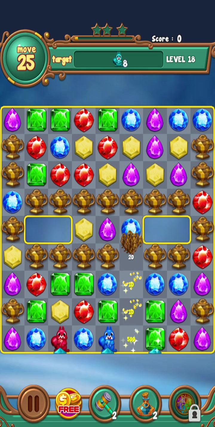 Puzzle Jewels 1.4 Screenshot 1