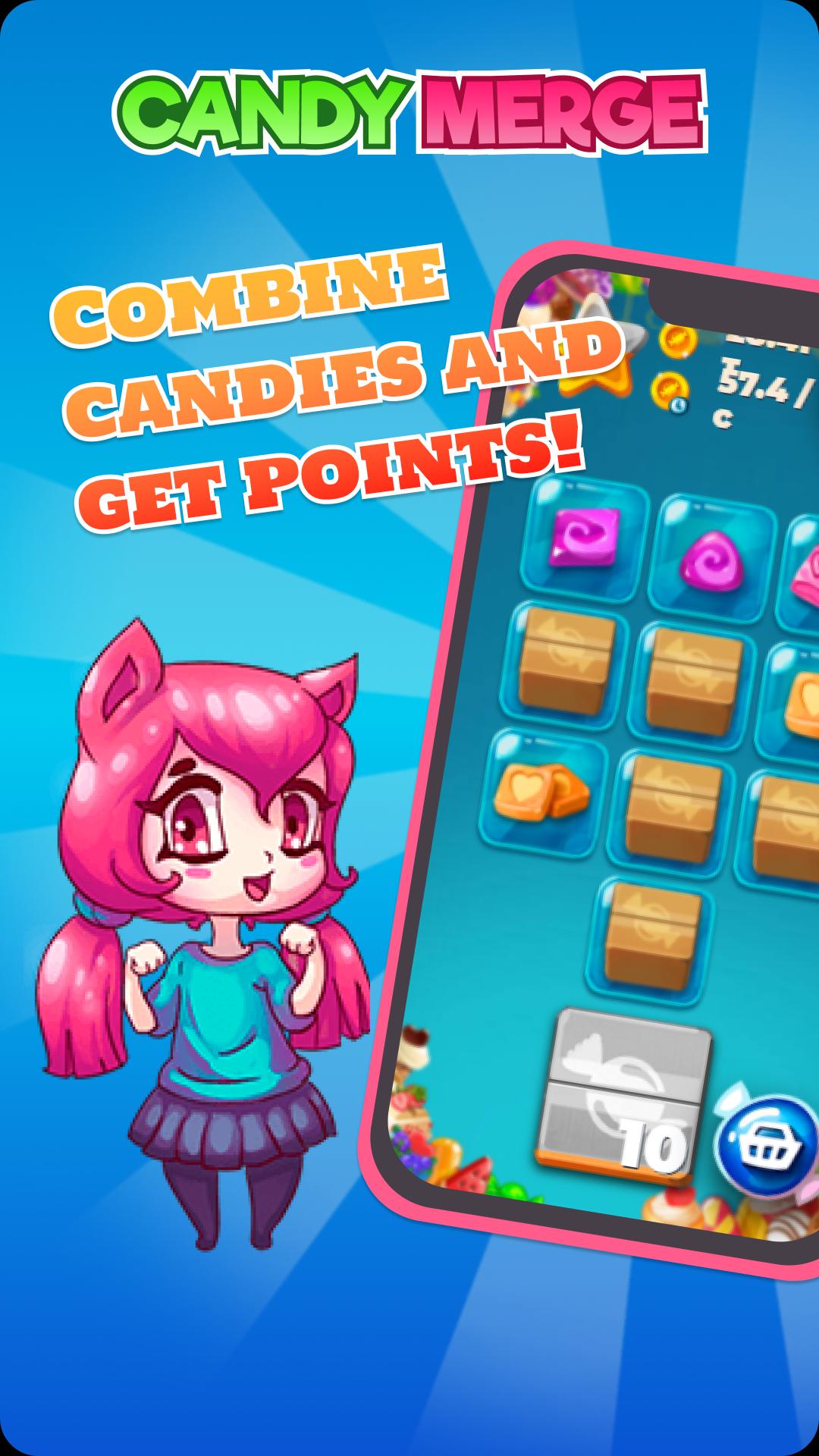 Candy Merge – Merge Candies. Have fun. 1.2.0 Screenshot 1