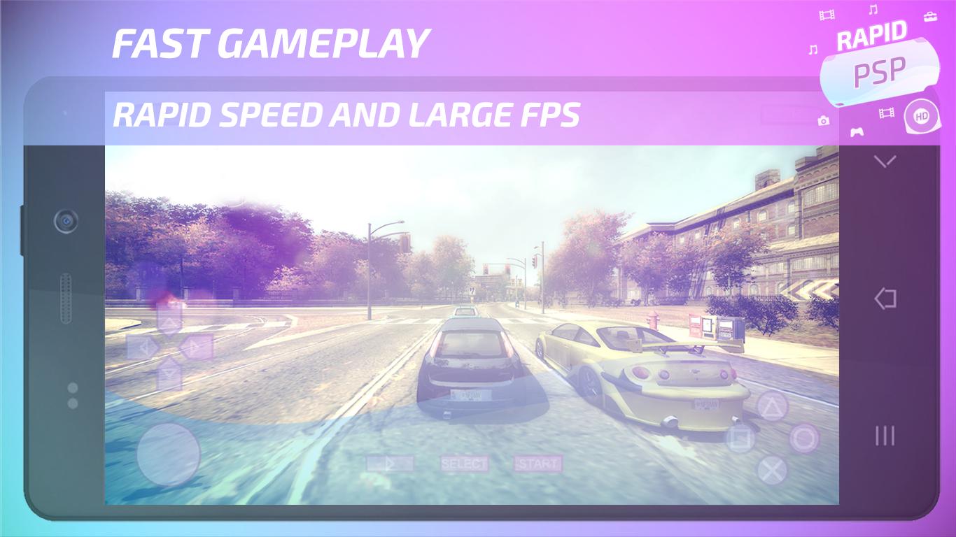 Rapid PSP Emulator for PSP Games 4.0 Screenshot 1