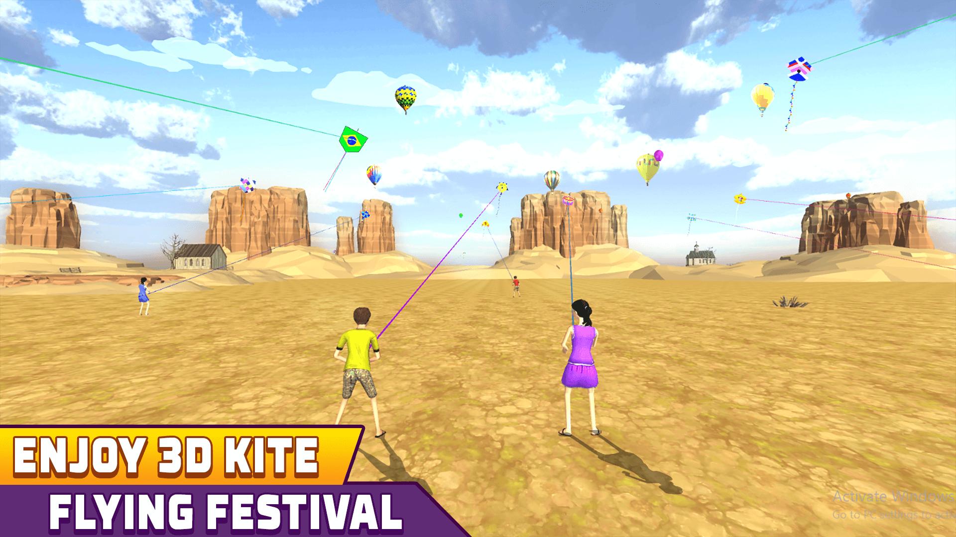 Kite Fly Festival - Layang Layang 3D 1.5 Screenshot 4