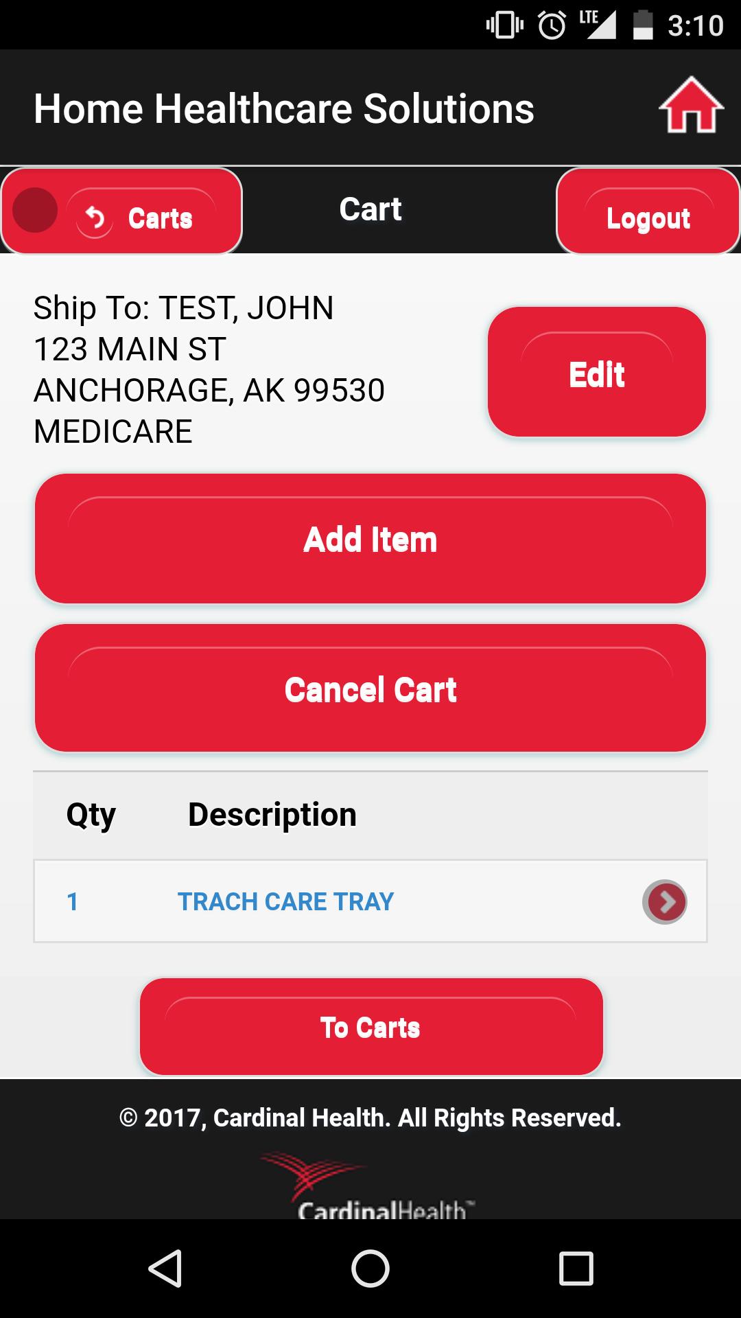 Cardinal Health at-Home HHA Android Back Btn Integration Screenshot 12