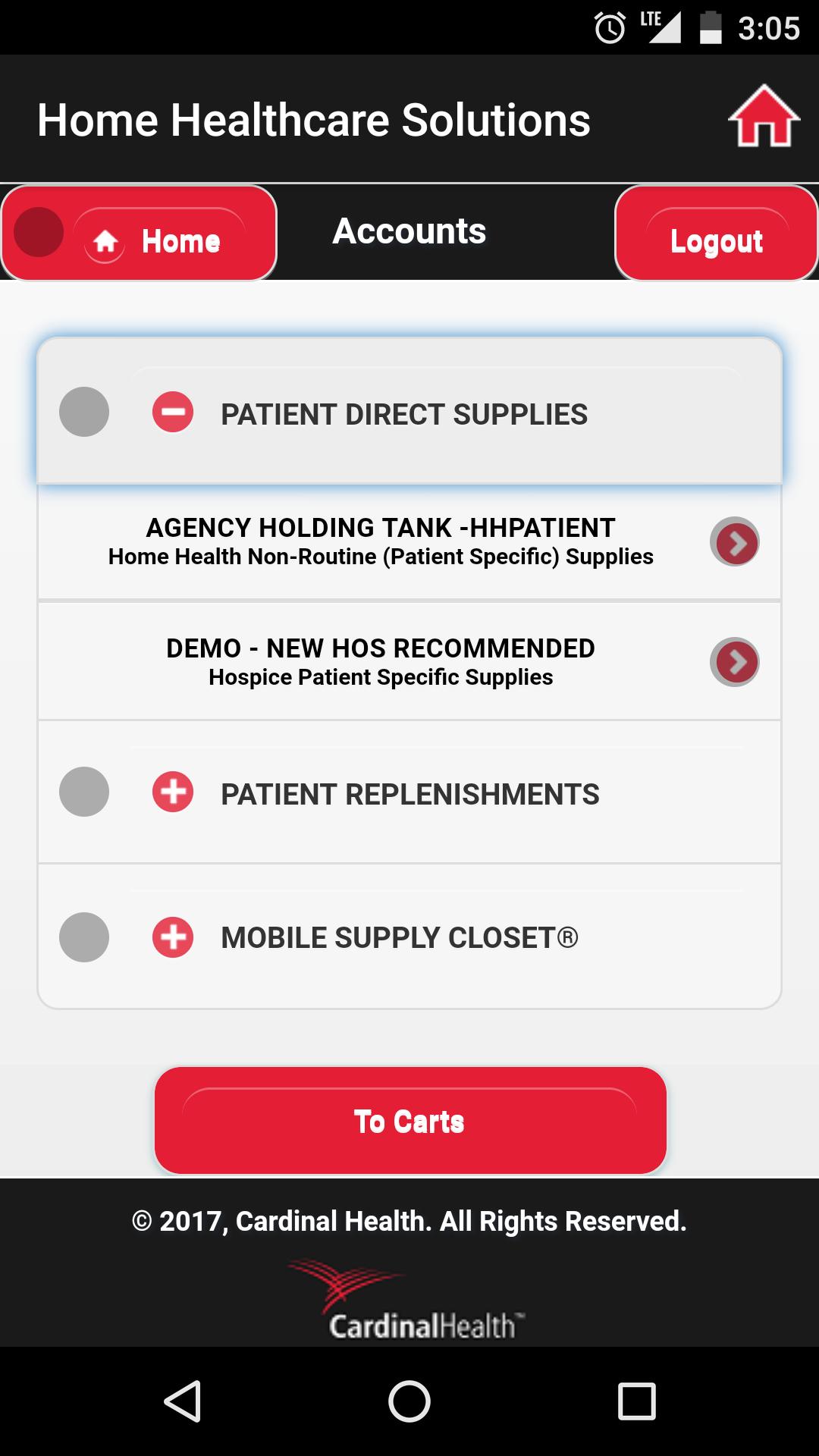 Cardinal Health at-Home HHA Android Back Btn Integration Screenshot 14
