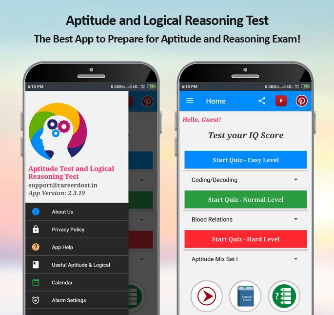 Aptitude Test & Logical Reasoning Test 2.3.20 Screenshot 1