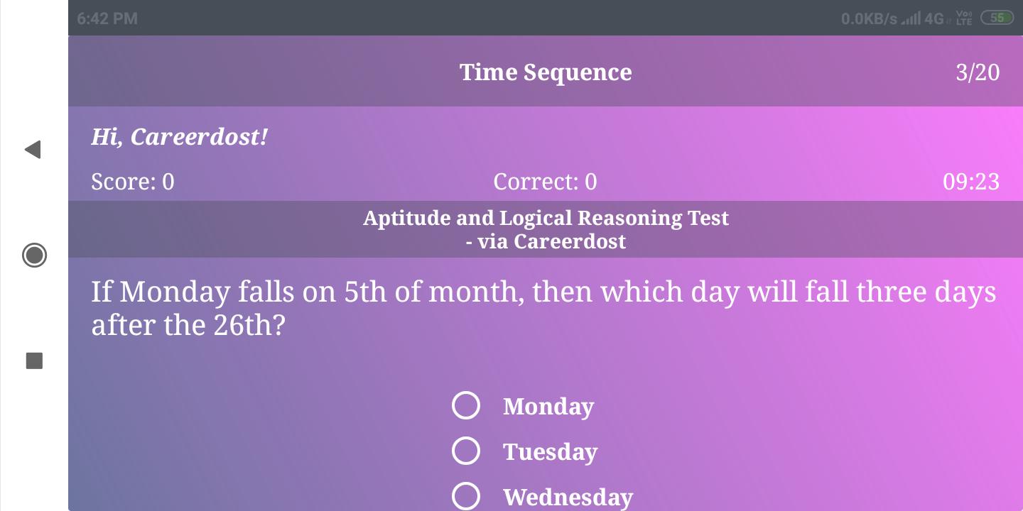 Aptitude Test & Logical Reasoning Test 2.3.20 Screenshot 17