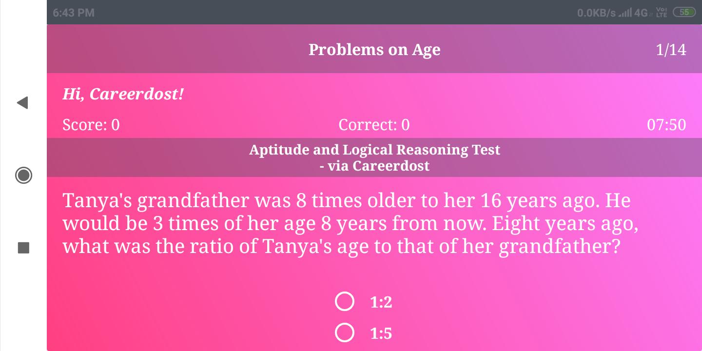 Aptitude Test & Logical Reasoning Test 2.3.20 Screenshot 18
