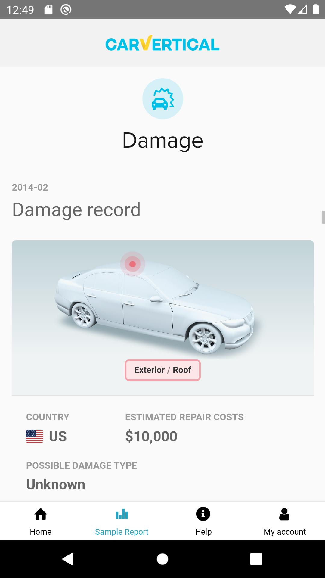 carVertical Check Car History 1.2.2 Screenshot 5