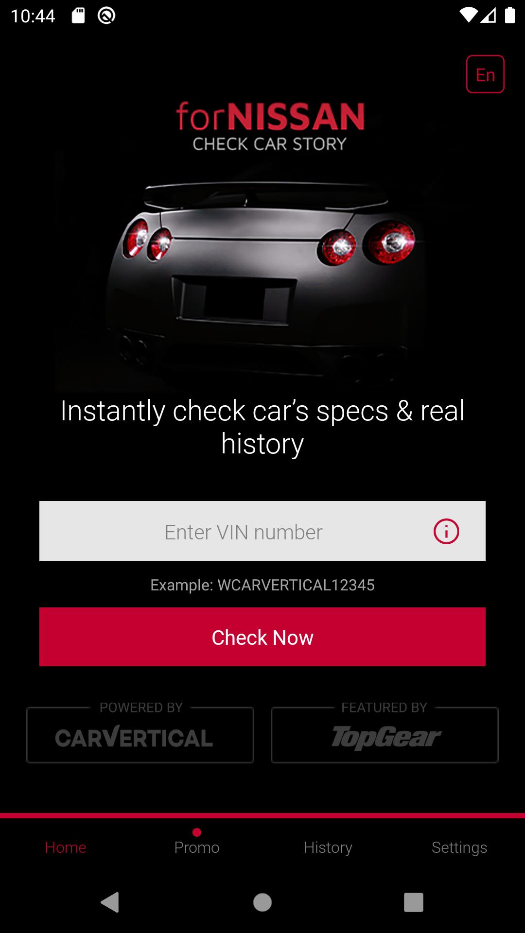 Check Car History For Nissan 6.3.2 Screenshot 1