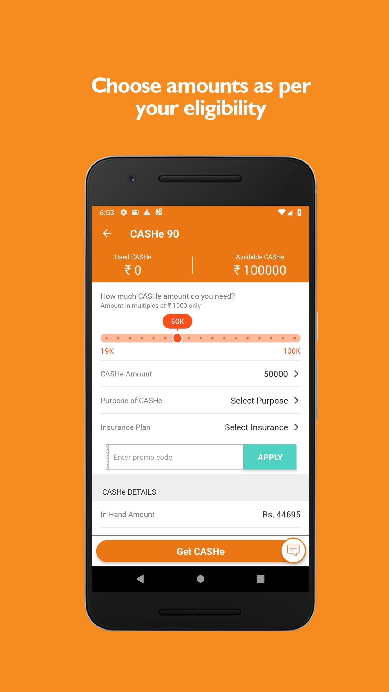Instant Loan App with Quick Cash Approval - CASHe 8.5.5 Screenshot 4
