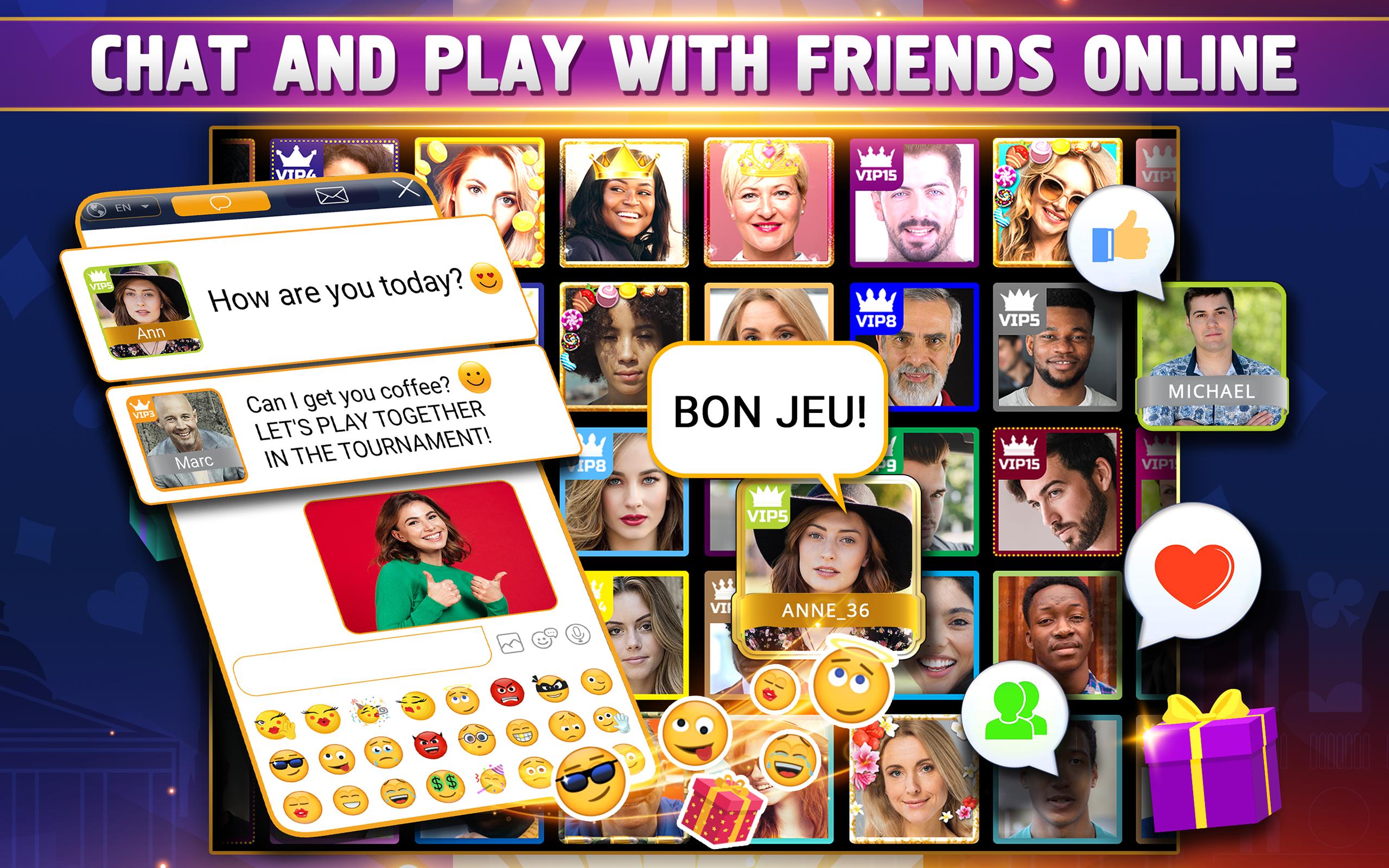 VIP Belote French Belote Online Multiplayer 3.9.0.77 Screenshot 14