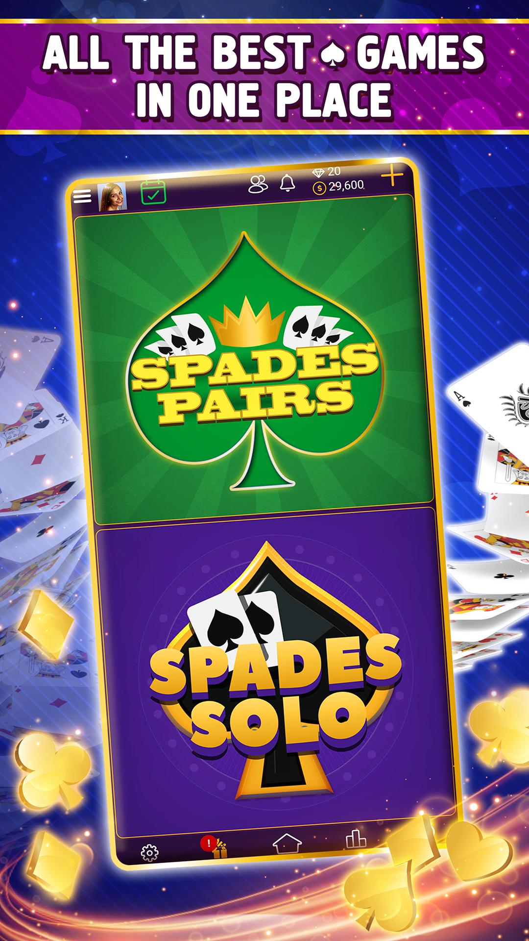 VIP Spades Online Card Game 3.7.5.100 Screenshot 2