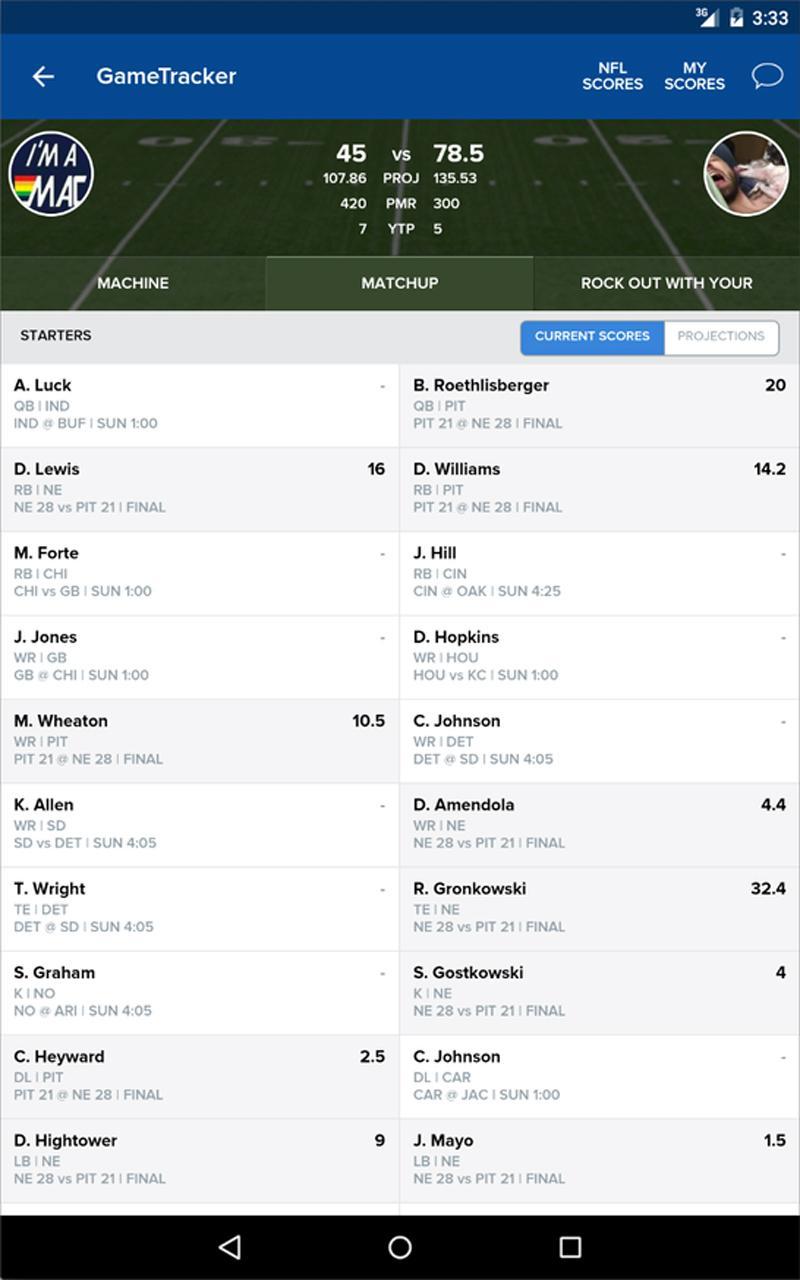 CBS Sports Fantasy 4.19.6+210326 Screenshot 6