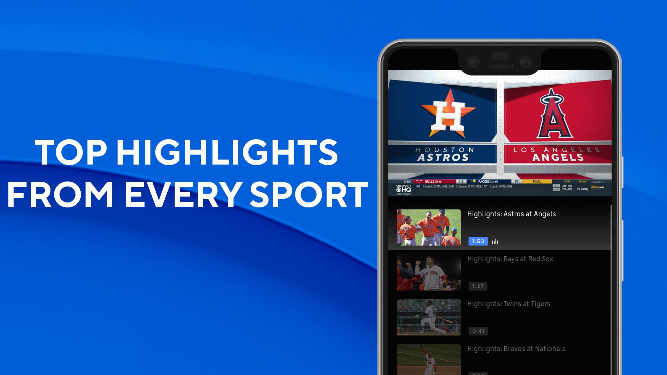 CBS Sports App - Scores, News, Stats & Watch Live 10.21.2 Screenshot 3