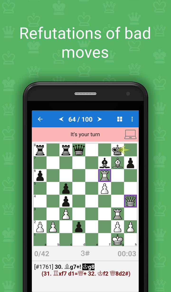 Mate in 3-4 (Chess Puzzles) 1.3.10 Screenshot 3