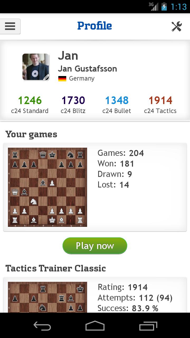 Chess - play, train & watch 1.4.18 Screenshot 5