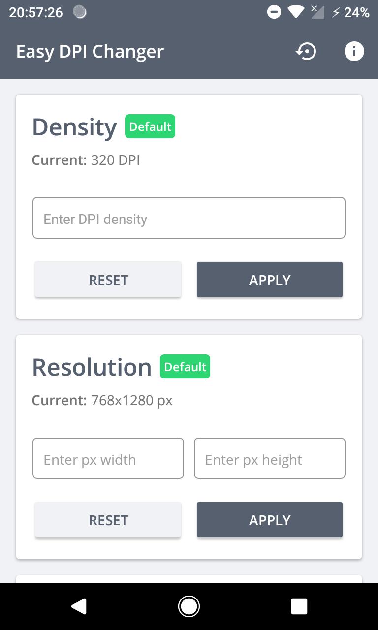 Easy DPI Changer [Root] 5.0.0 Screenshot 1
