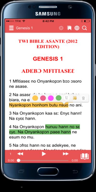 Twi Bible Audio 1.0.1.62 Screenshot 10