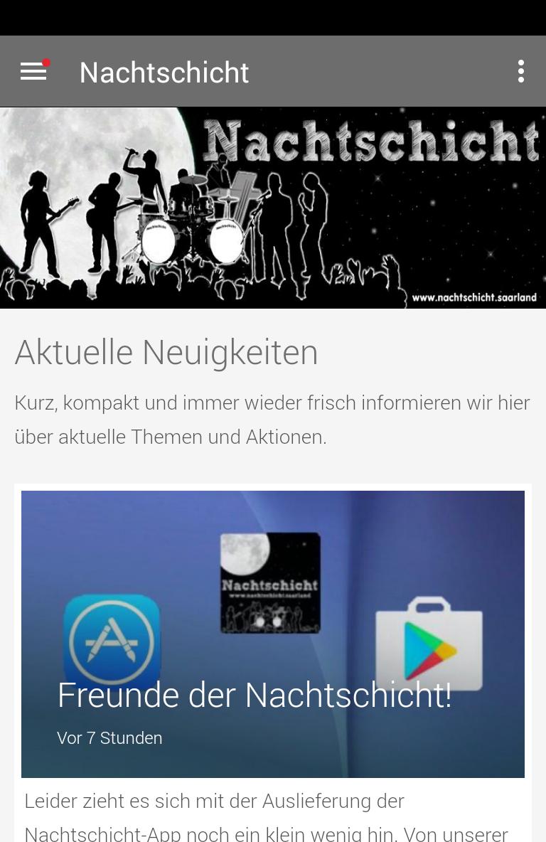 Nachtschicht App 6.384 Screenshot 1