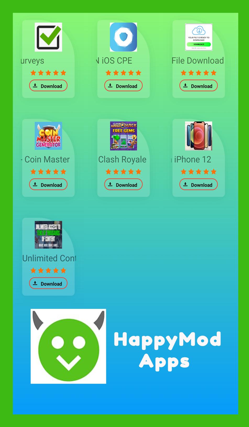 HappyMod: New Happy Apps - Tips For Happymod 2021 1.0 Screenshot 1