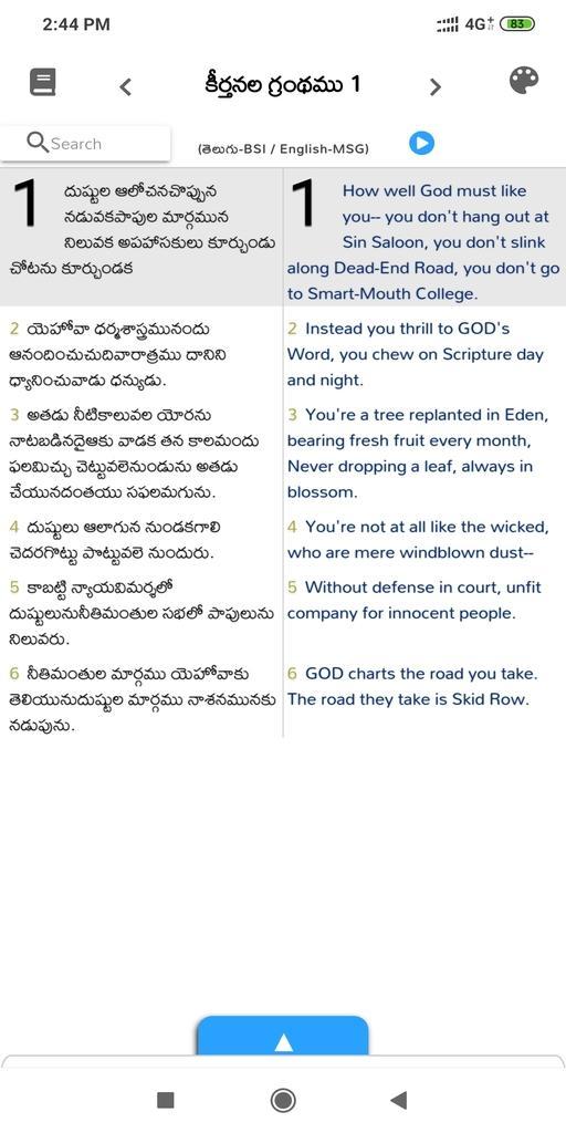 The Light (Telugu Bible) 1.2.1 Screenshot 7